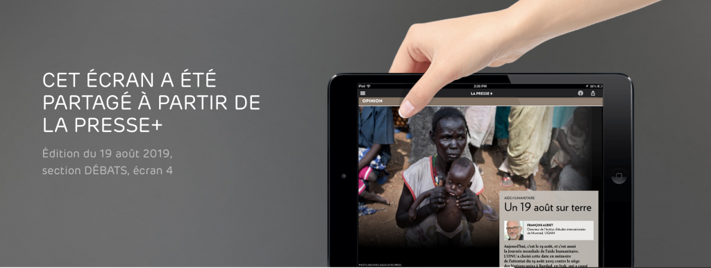 article francois audet la presse