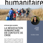 Midi Humanitaire - La négociation humanitaire en contexte de crise
