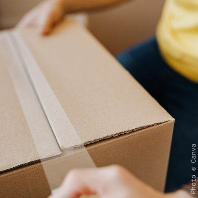 Visuel Colis - Photo Canva