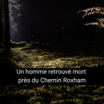 un mort près du chemin Roxham