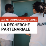 Visuel. ACFAS. Recherche partenariale