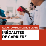Visuel. ACFAS. Inégalité de carrière